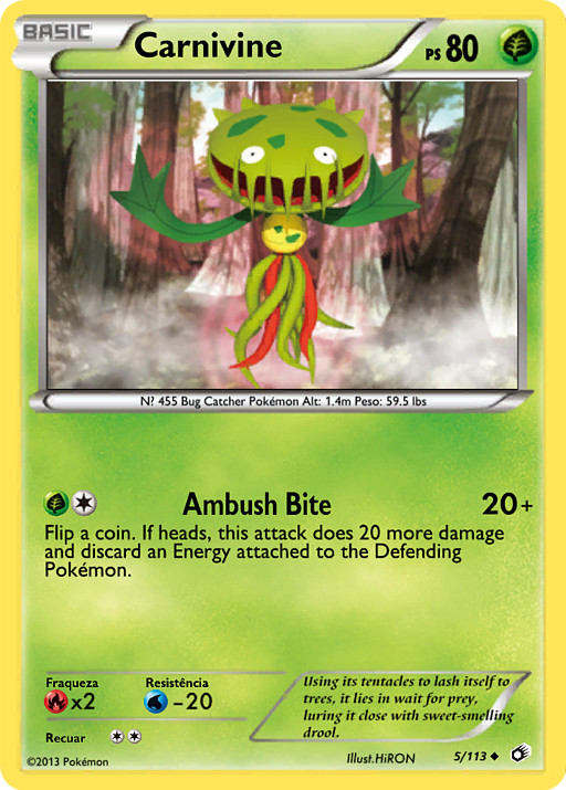 X 上的 Es Pokémon：「#PokemonesReales Carnivine: Planta carnivora   / X