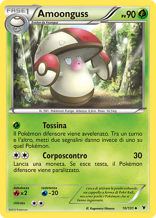 Foongus - Pokémon Planta Comum - 9/101 - Pokemon Card Game