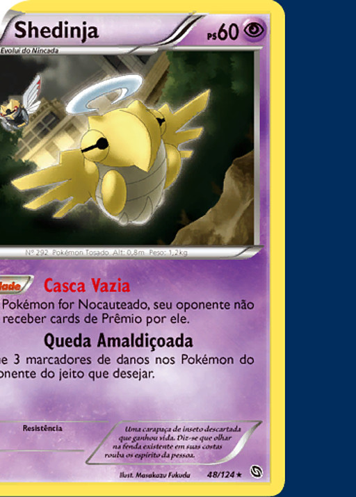 Shedinja (carta rara tipo Inseto) - Pokémon TCG Cards (original)