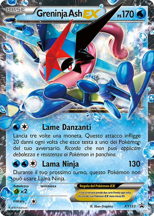 Greninja Ash-EX XY133 » XY - Cartas Promocionales 