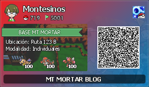 Tarjeta de Montesinos