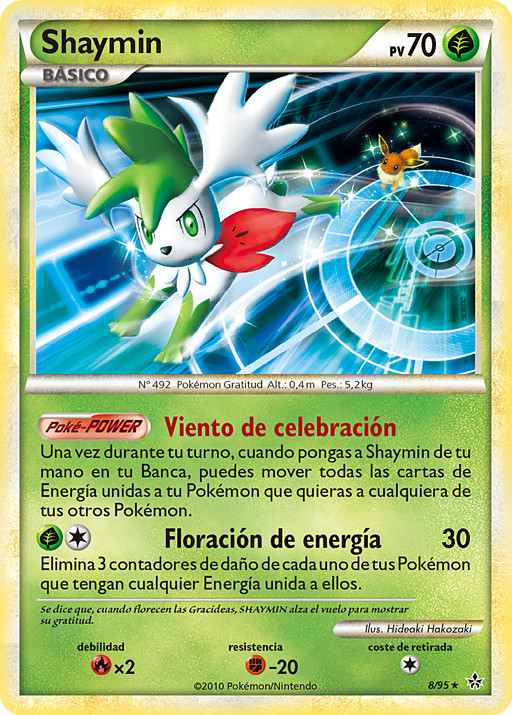 Shaymin (XY188/∞), Busca de Cards