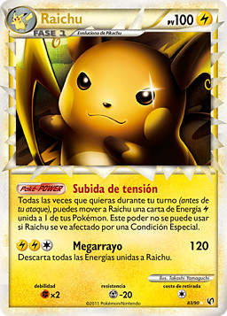 Lista de cartas » HGSS - Cartas Promocionales - Pokémon Paraíso