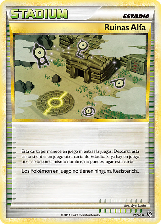 MISTERIOS POKÉMON: UNOWN Y LAS RUINAS ALFA.