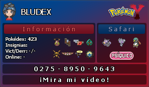 Tarjeta de Bludex